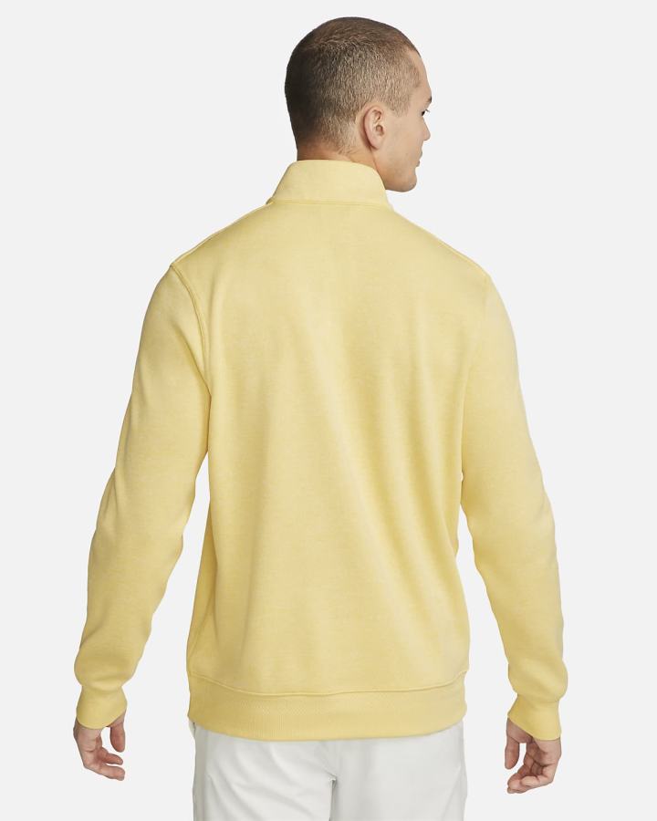 Pullover Nike Dri-FIT Player Half-Zip Golf Top Hombre Limón Azules | HKGLR-8021
