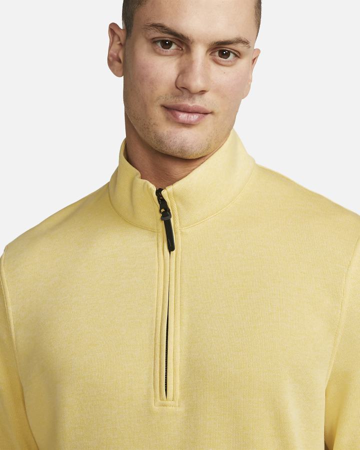 Pullover Nike Dri-FIT Player Half-Zip Golf Top Hombre Limón Azules | HKGLR-8021