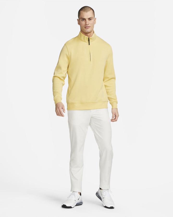 Pullover Nike Dri-FIT Player Half-Zip Golf Top Hombre Limón Azules | HKGLR-8021