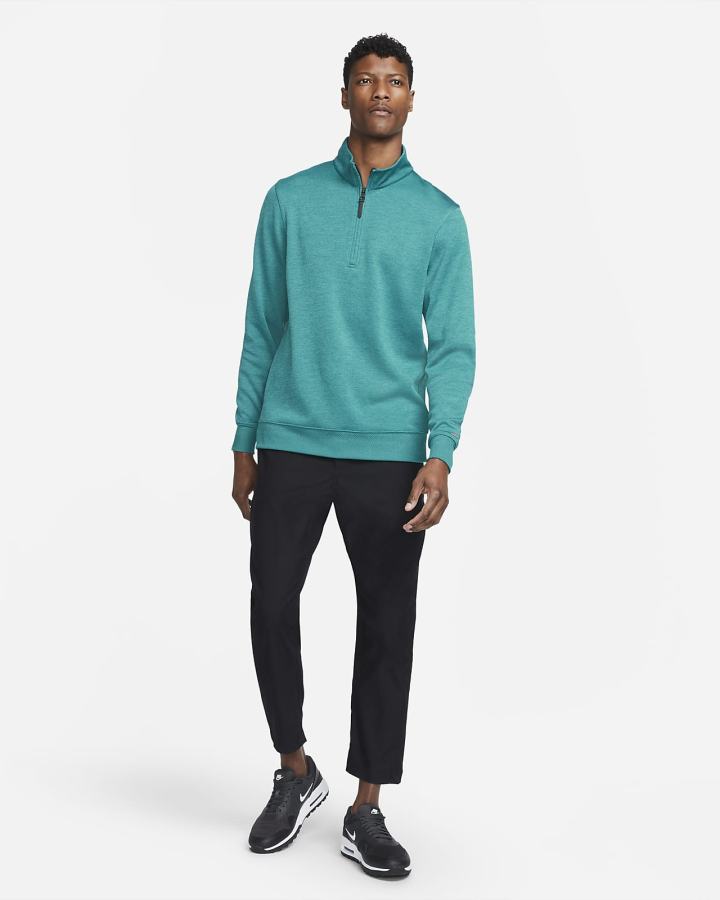 Pullover Nike Dri-FIT Player Half-Zip Golf Top Hombre Verde Menta | OINJU-5706