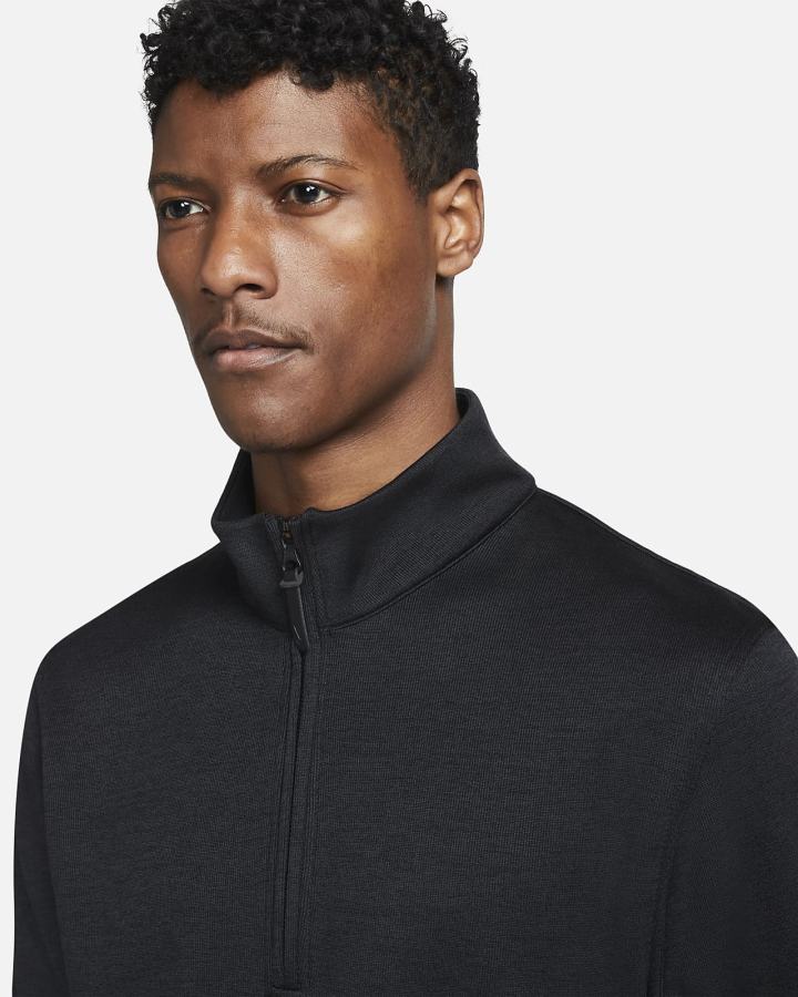 Pullover Nike Dri-FIT Player Half-Zip Golf Top Hombre Negras | QVFZU-7823