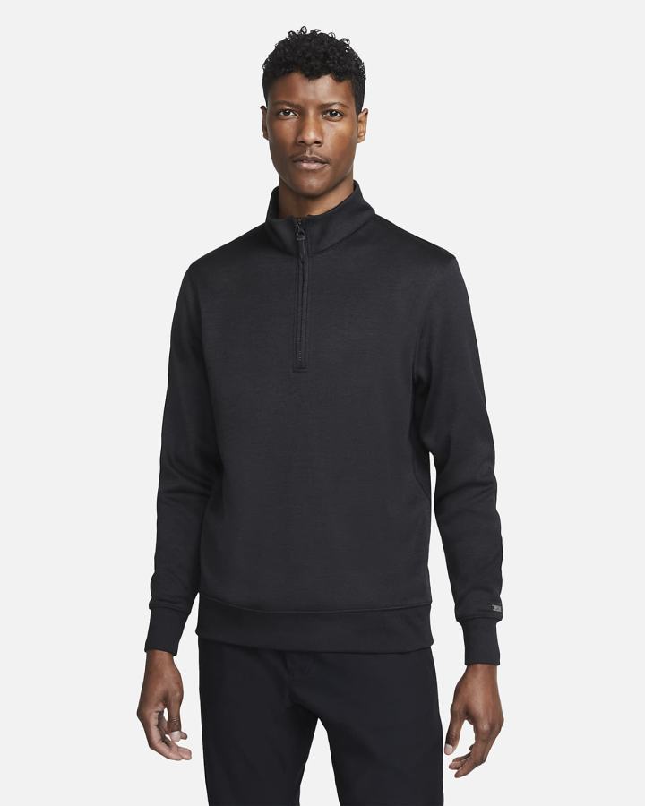 Pullover Nike Dri-FIT Player Half-Zip Golf Top Hombre Negras | QVFZU-7823
