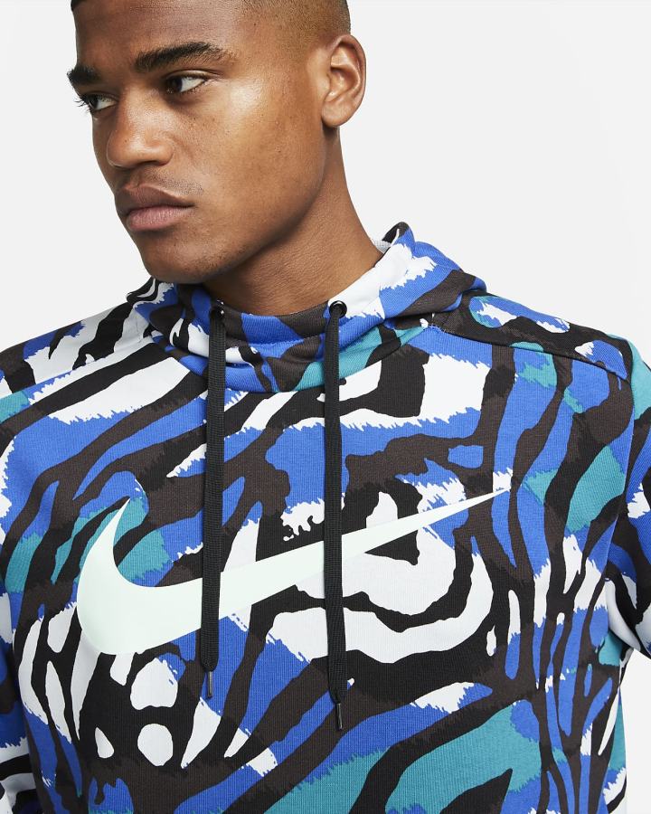 Pullover Nike Dri-FIT Sport Clash Training Hombre Azul Real Verde Menta | XNJMC-6537