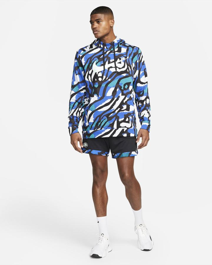 Pullover Nike Dri-FIT Sport Clash Training Hombre Azul Real Verde Menta | XNJMC-6537