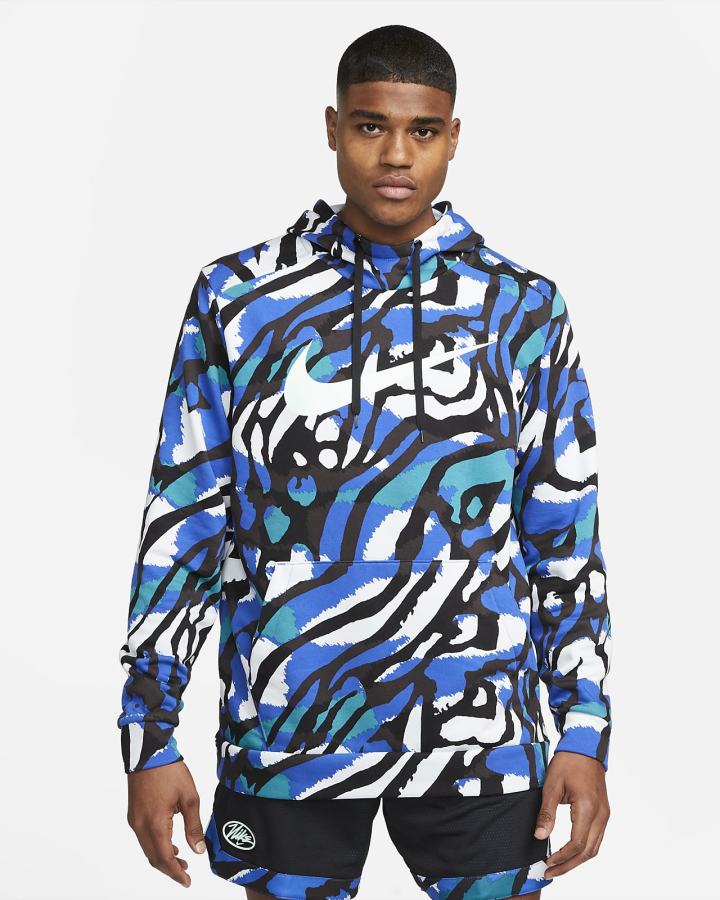 Pullover Nike Dri-FIT Sport Clash Training Hombre Azul Real Verde Menta | XNJMC-6537