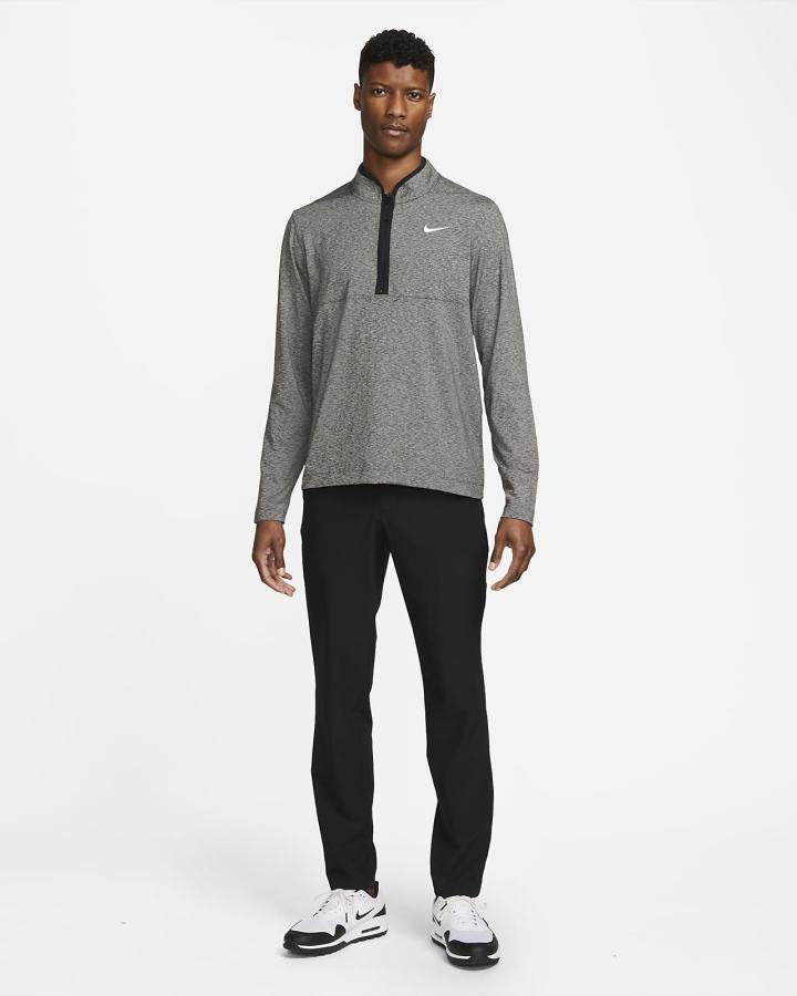 Pullover Nike Dri-FIT Victory Half-Zip Golf Top Hombre Negras Blancas | IZNXT-1893