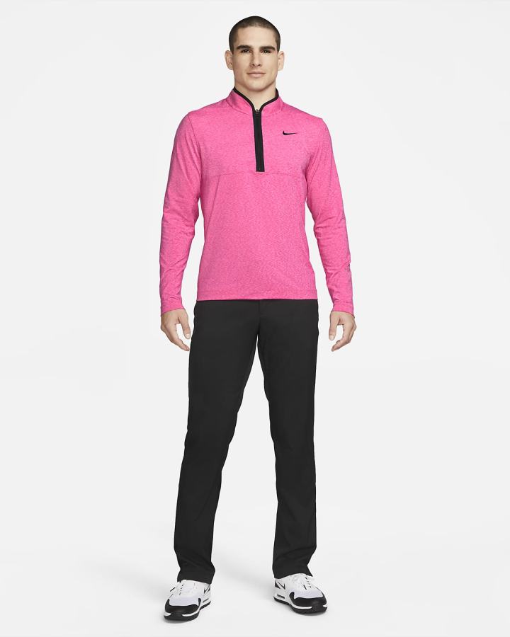 Pullover Nike Dri-FIT Victory Half-Zip Golf Top Hombre Rosas Negras | PQSLX-9156