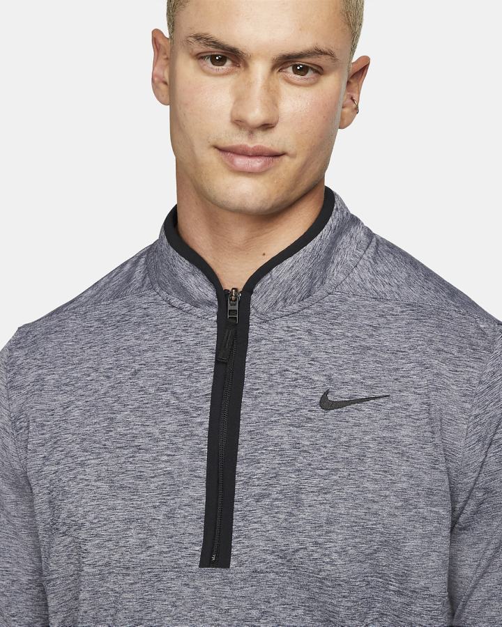 Pullover Nike Dri-FIT Victory Half-Zip Golf Top Hombre Obsidian Negras | TQXIN-9307