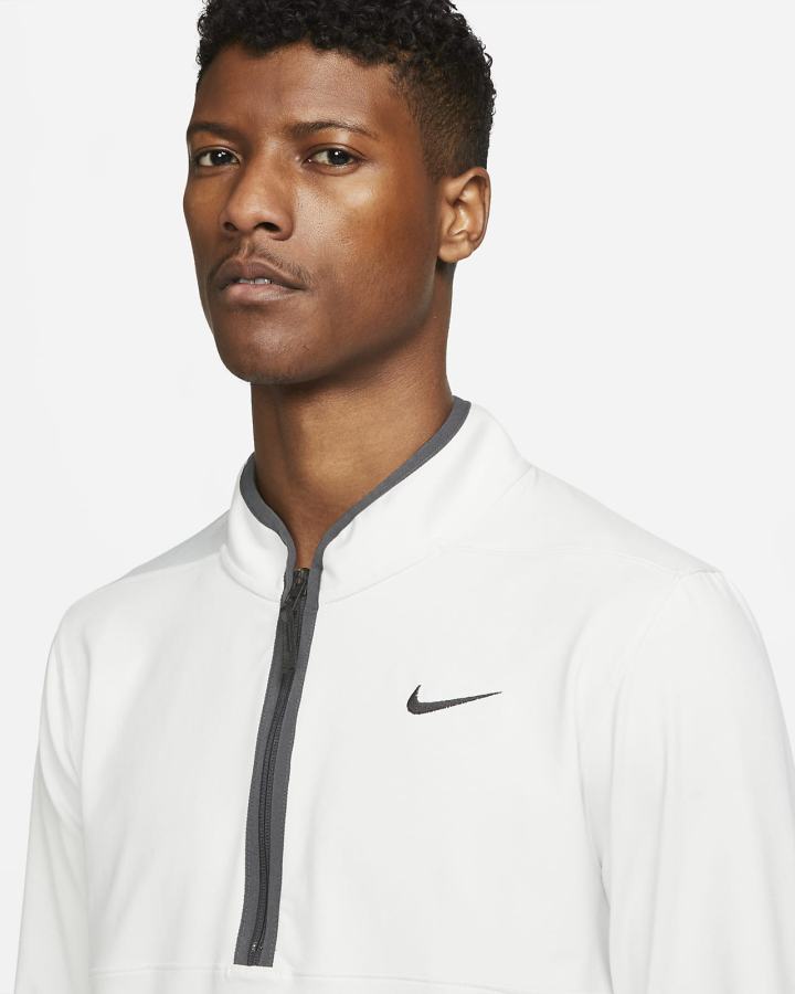 Pullover Nike Dri-FIT Victory Half-Zip Golf Top Hombre Gris Oscuro Negras | URYQE-7596