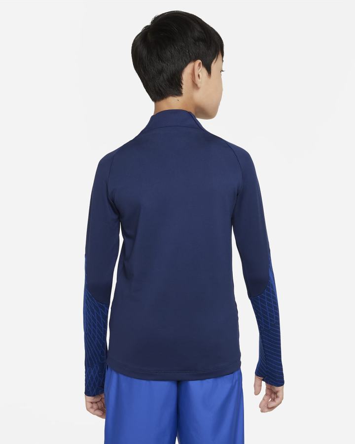 Pullover Nike FFF Strike Kids Dri-FIT Knit Soccer Drill Top Niña Azul Marino Azul Real Metal Doradas | FUPYD-4960