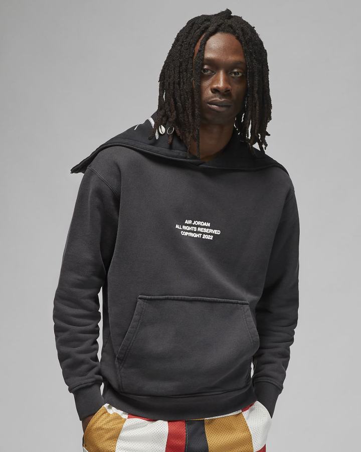 Pullover Nike Jordan Flight Heritage Fleece Hombre Gris Oscuro | RWGET-7095