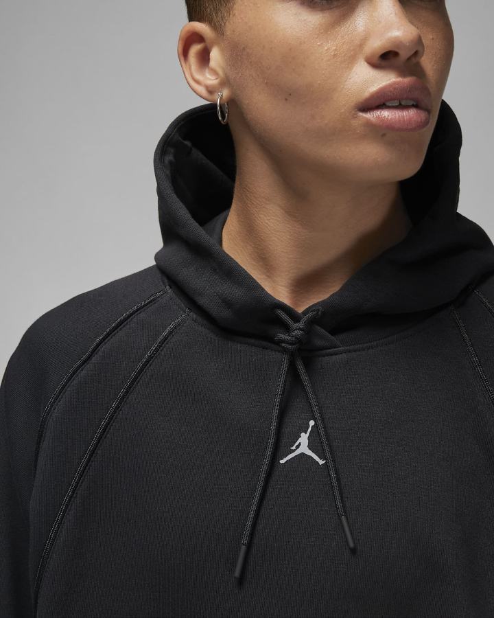 Pullover Nike Jordan Sport Cropped Mujer Negras | IOHNA-8427