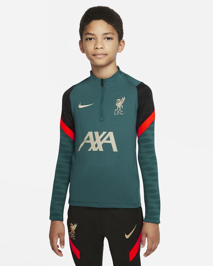 Pullover Nike Liverpool FC Strike Kids Soccer Drill Top Niña Turquesa Oscuro Rojas Claro Gris | LEJZS-3502