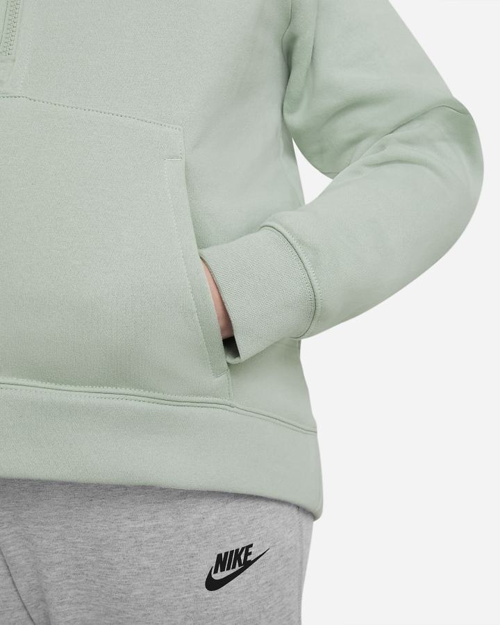 Pullover Nike Sportswear Club Fleece Kids 1/2-Zip (Extended Size) Niña Blancas | ATFBJ-8625