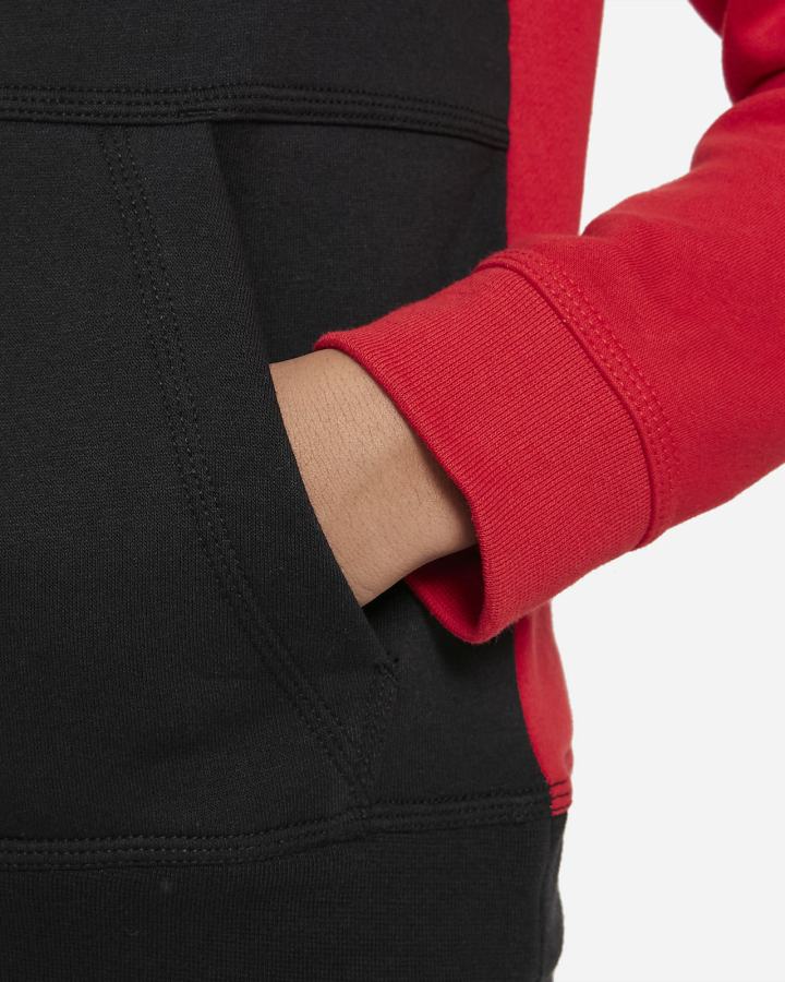 Pullover Nike Sportswear Club Kids 1/2-Zip Top Niño Rojas Blancas | ZUTHM-2167