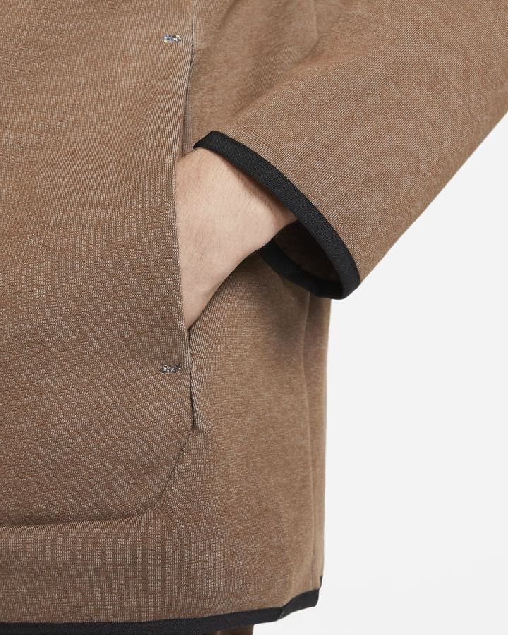 Pullover Nike Sportswear Tech Fleece 1/2-Zip Top Hombre Marrones | GZQFR-2184