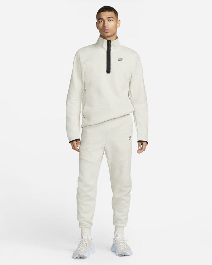 Pullover Nike Sportswear Tech Fleece 1/2-Zip Top Hombre Blancas | OMTEB-3609
