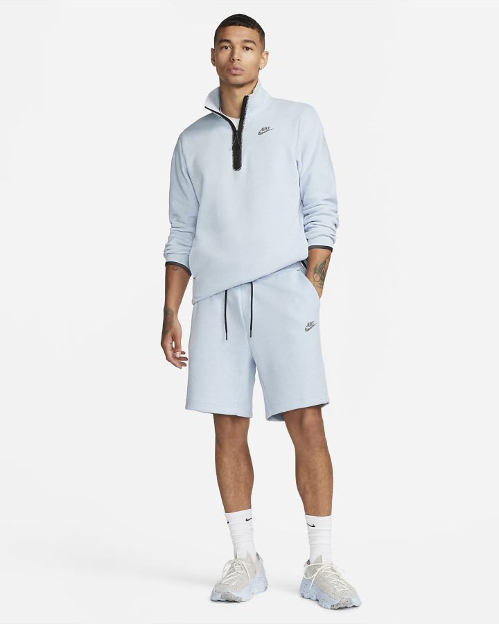 Pullover Nike Sportswear Tech Fleece 1/2-Zip Top Hombre Azules | UVWLA-9215