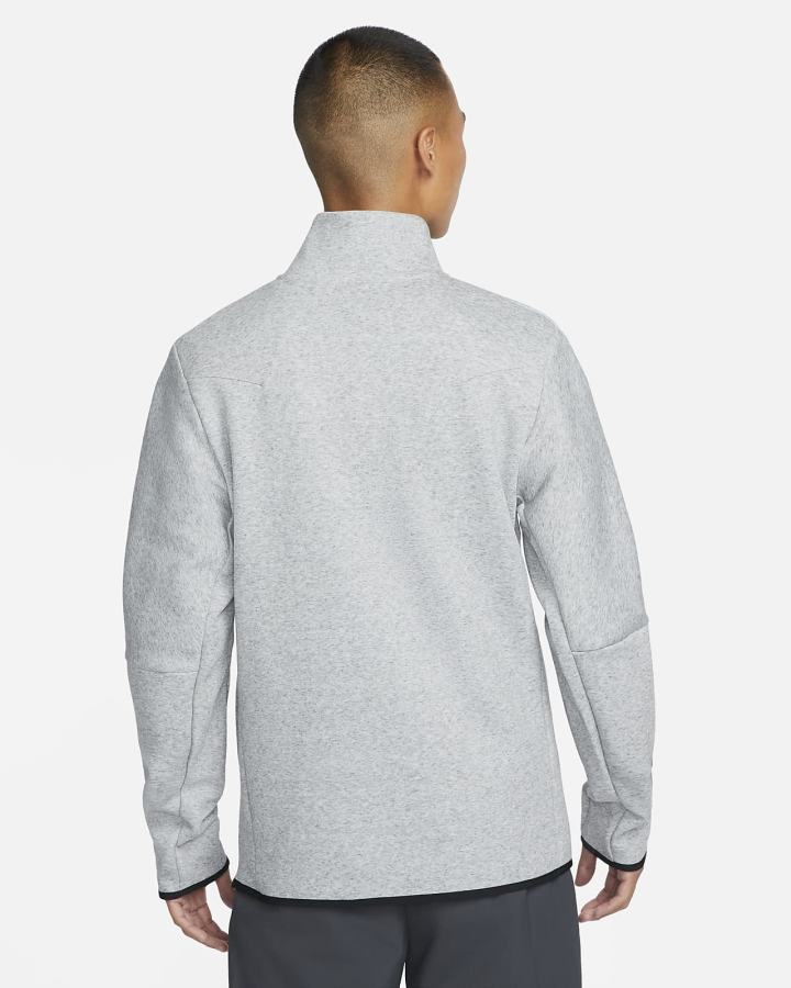 Pullover Nike Sportswear Tech Fleece 1/2-Zip Top Hombre Gris Oscuro | YWILK-7563