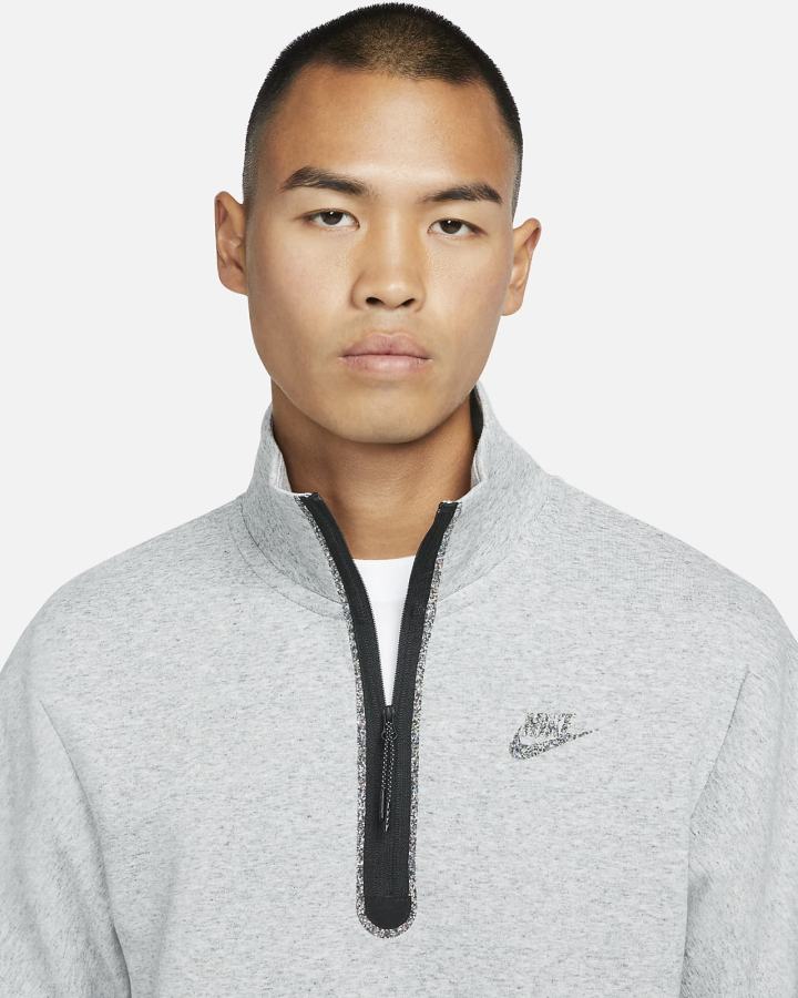 Pullover Nike Sportswear Tech Fleece 1/2-Zip Top Hombre Gris Oscuro | YWILK-7563