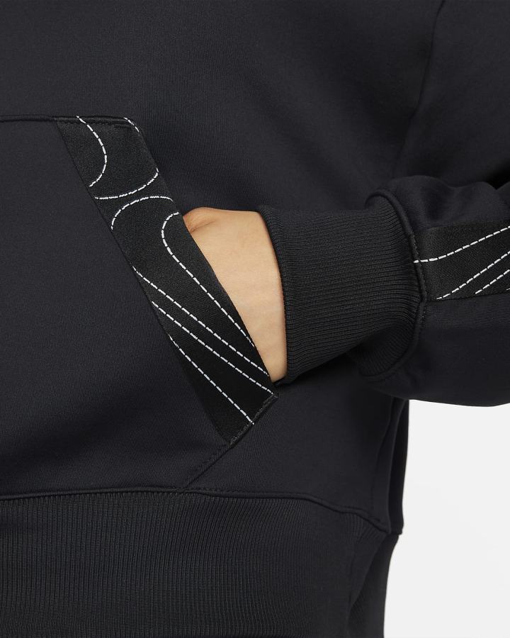Pullover Nike Therma-FIT 1/2-Zip Training Top Mujer Negras Plateadas | LZYAQ-3690
