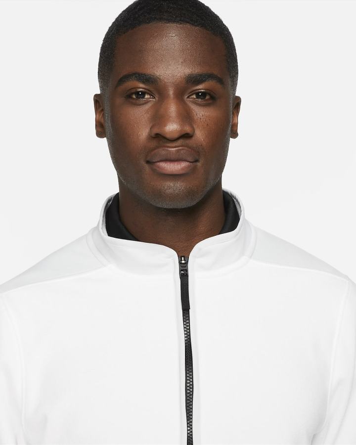 Pullover Nike Therma-FIT Victory 1/2-Zip Golf Top Hombre Blancas Negras | BWPVI-3705