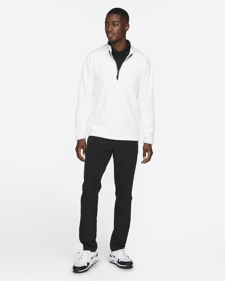 Pullover Nike Therma-FIT Victory 1/2-Zip Golf Top Hombre Blancas Negras | BWPVI-3705