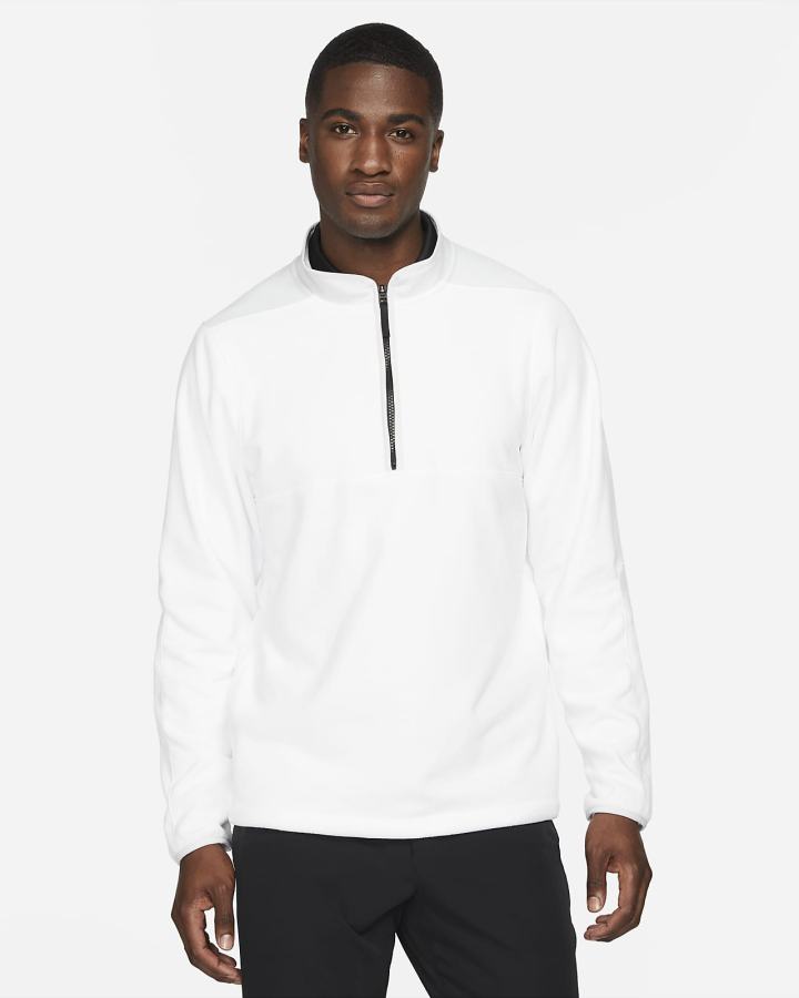 Pullover Nike Therma-FIT Victory 1/2-Zip Golf Top Hombre Blancas Negras | BWPVI-3705