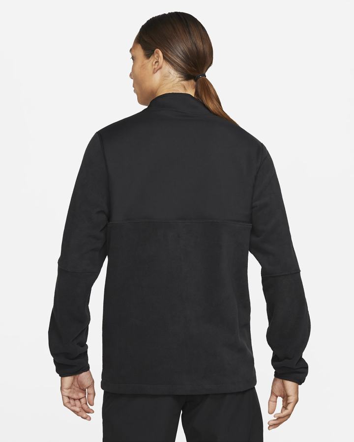 Pullover Nike Therma-FIT Victory 1/2-Zip Golf Top Hombre Negras Blancas | ELHFD-9430