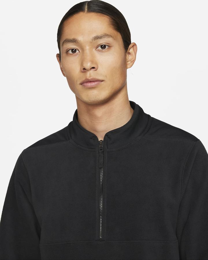 Pullover Nike Therma-FIT Victory 1/2-Zip Golf Top Hombre Negras Blancas | ELHFD-9430