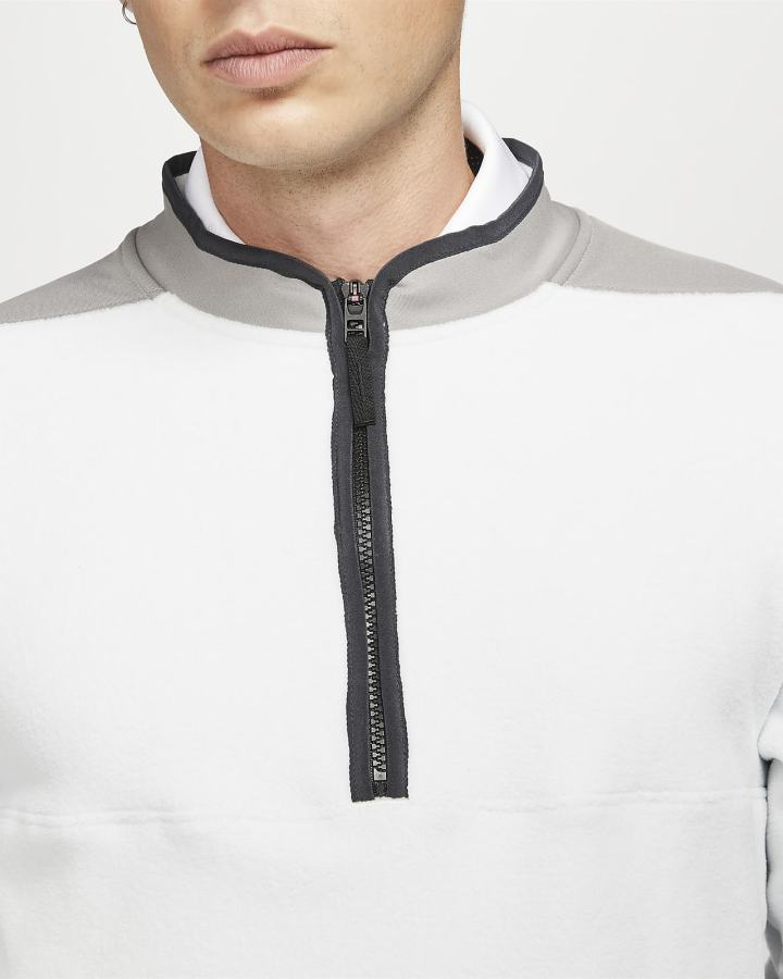 Pullover Nike Therma-FIT Victory 1/2-Zip Golf Top Hombre Gris Oscuro Negras | EMPSR-4602