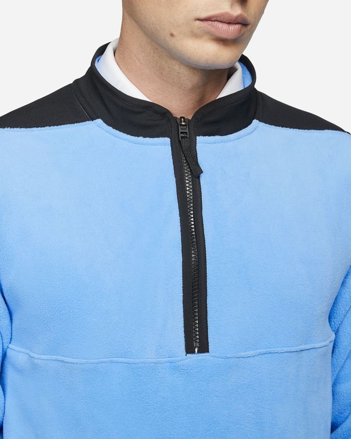 Pullover Nike Therma-FIT Victory 1/2-Zip Golf Top Hombre Azules Negras Blancas | OTYXI-3764