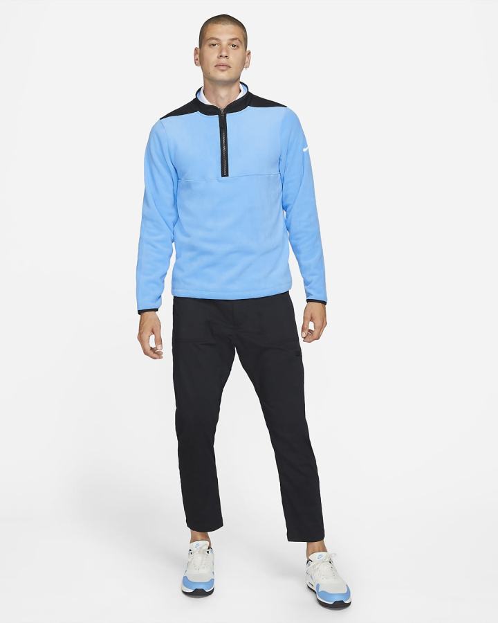Pullover Nike Therma-FIT Victory 1/2-Zip Golf Top Hombre Azules Negras Blancas | OTYXI-3764