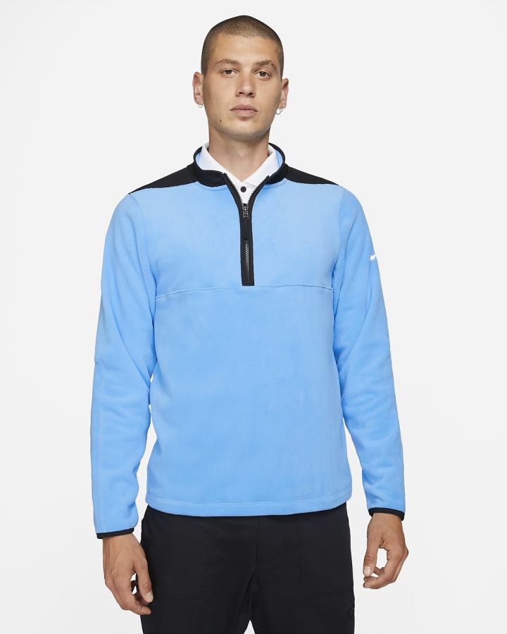 Pullover Nike Therma-FIT Victory 1/2-Zip Golf Top Hombre Azules Negras Blancas | OTYXI-3764
