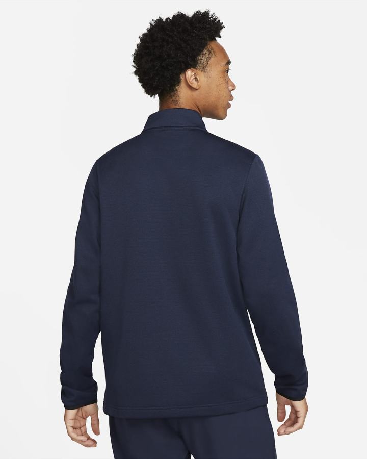 Pullover Nike Therma-FIT Victory 1/4-Zip Golf Top Hombre Azul Marino Negras | KEFPX-8437