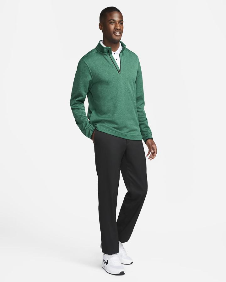 Pullover Nike Therma-FIT Victory 1/4-Zip Golf Top Hombre Verde Negras | UENJW-6209