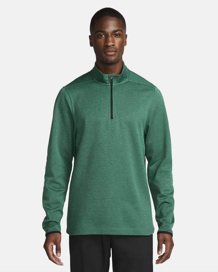 Pullover Nike Therma-FIT Victory 1/4-Zip Golf Top Hombre Verde Negras | UENJW-6209