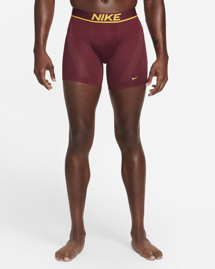 Ropa Interior Nike Dri-FIT Elite Micro Boxer Briefs Hombre Burdeos | TDCSJ-2456