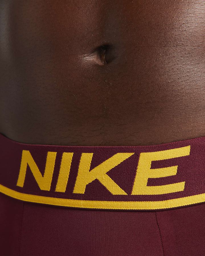 Ropa Interior Nike Dri-FIT Elite Micro Long Boxer Brief Hombre Burdeos | GESRZ-3124