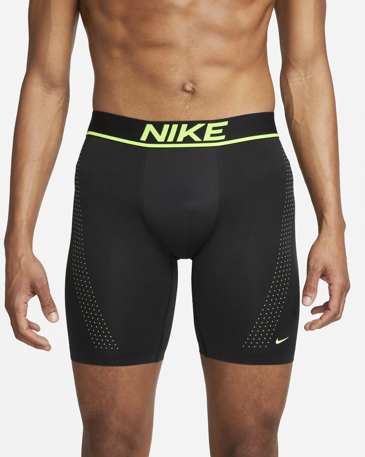 Ropa Interior Nike Dri-FIT Elite Micro Long Boxer Brief Hombre Negras | XIEAD-5639