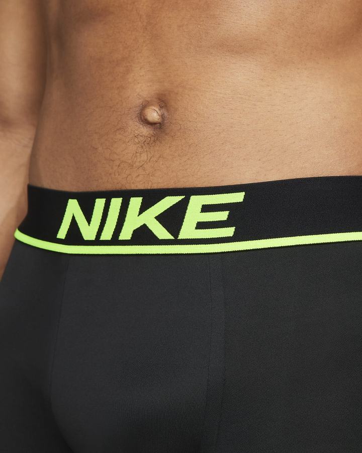 Ropa Interior Nike Dri-FIT Elite Micro Long Boxer Brief Hombre Negras | XIEAD-5639