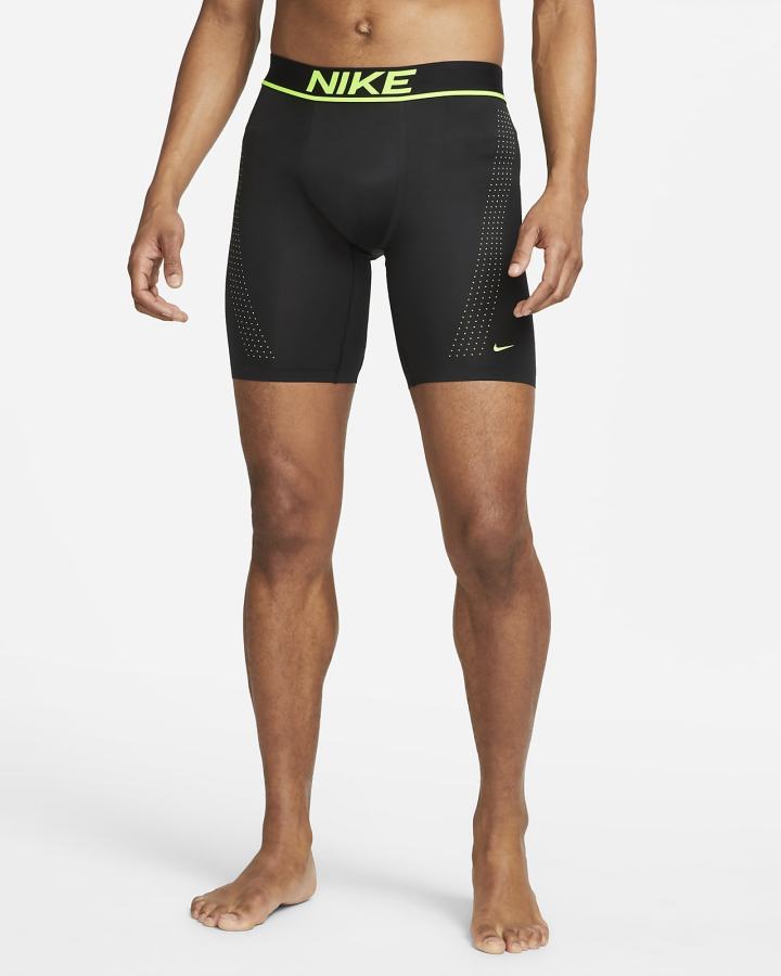 Ropa Interior Nike Dri-FIT Elite Micro Long Boxer Brief Hombre Negras | XIEAD-5639