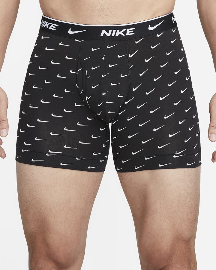 Ropa Interior Nike Dri-FIT Essential Cotton Stretch Boxer Briefs (3-Pack) Hombre Multicolor | UCZXR-4061