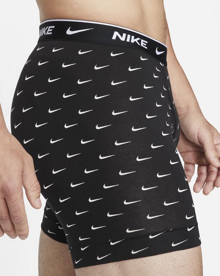 Ropa Interior Nike Dri-FIT Essential Cotton Stretch Boxer Briefs (3-Pack) Hombre Multicolor | UCZXR-4061