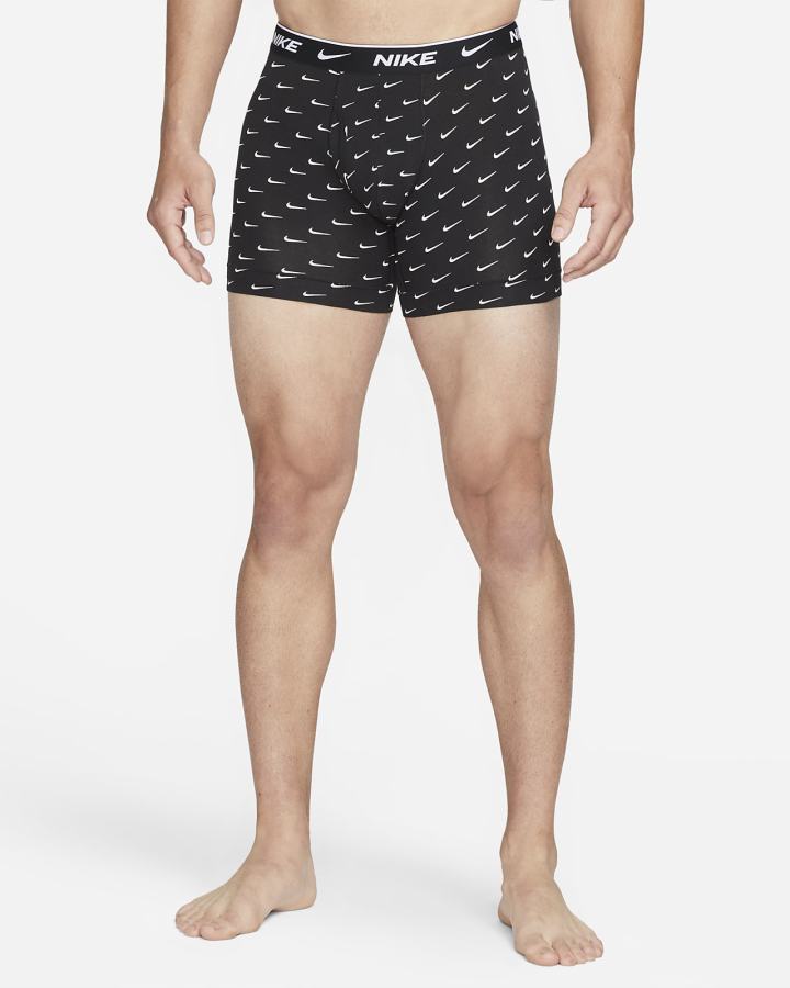 Ropa Interior Nike Dri-FIT Essential Cotton Stretch Boxer Briefs (3-Pack) Hombre Multicolor | UCZXR-4061