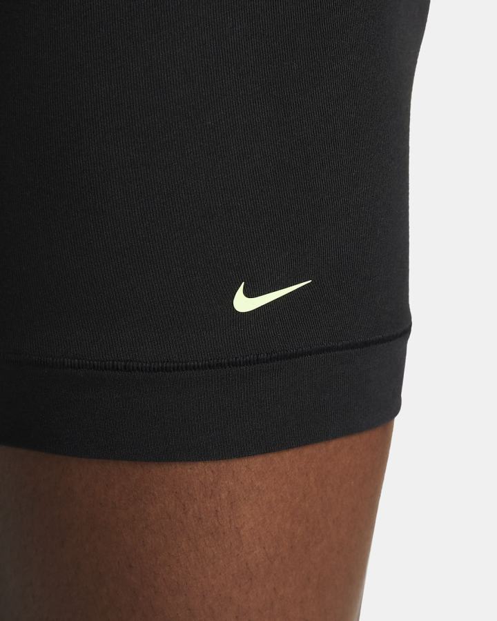 Ropa Interior Nike Dri-FIT Essential Cotton Stretch Boxer Briefs (3-Pack) Hombre Negras Multicolor | UFXIY-4871