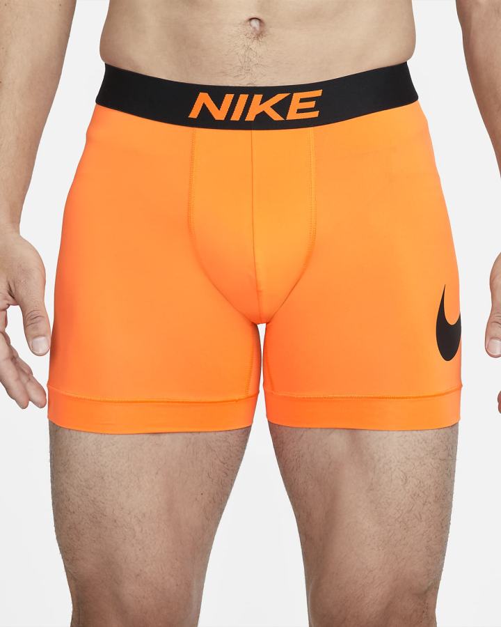Ropa Interior Nike Dri-FIT Essential Micro Boxer Briefs Hombre Naranjas | IQVPH-5726