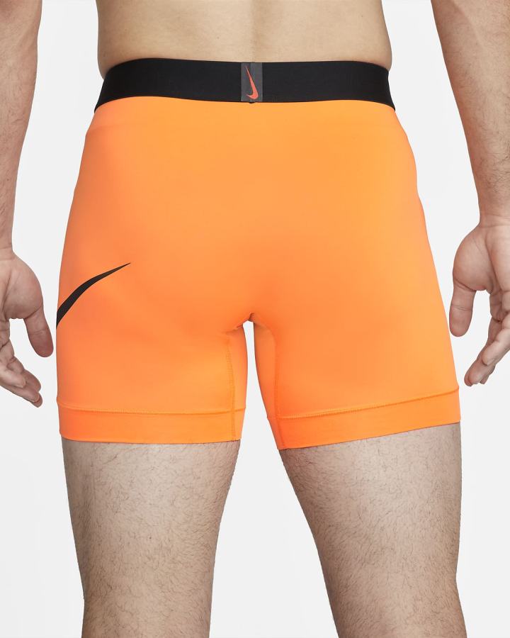Ropa Interior Nike Dri-FIT Essential Micro Boxer Briefs Hombre Naranjas | IQVPH-5726