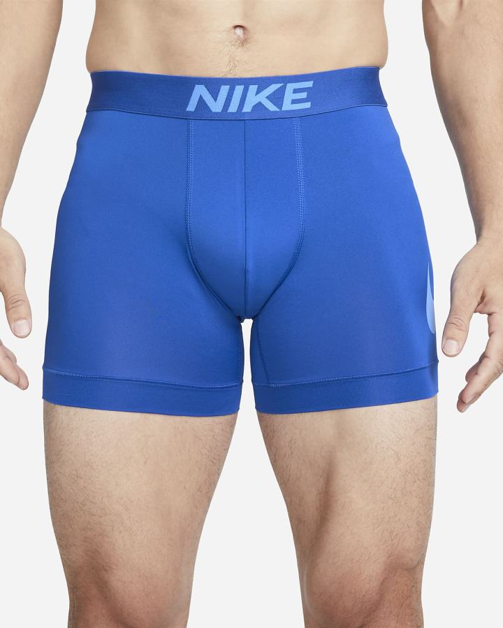 Ropa Interior Nike Dri-FIT Essential Micro Boxer Briefs Hombre Azules | XOCUL-1794