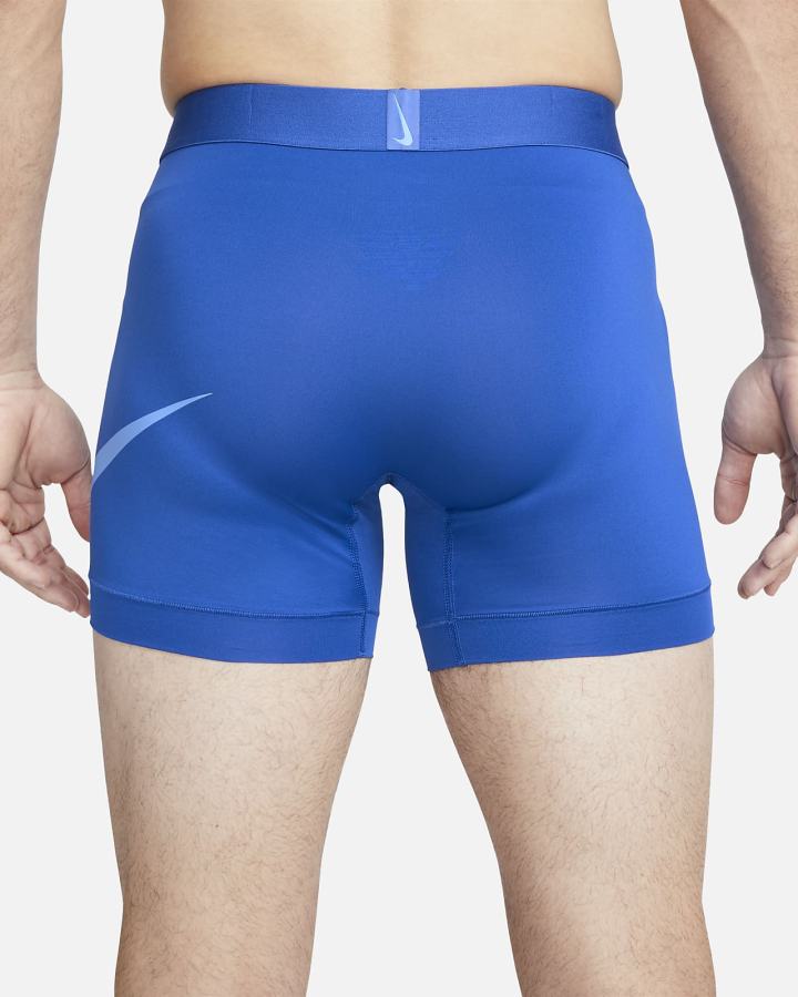 Ropa Interior Nike Dri-FIT Essential Micro Boxer Briefs Hombre Azules | XOCUL-1794